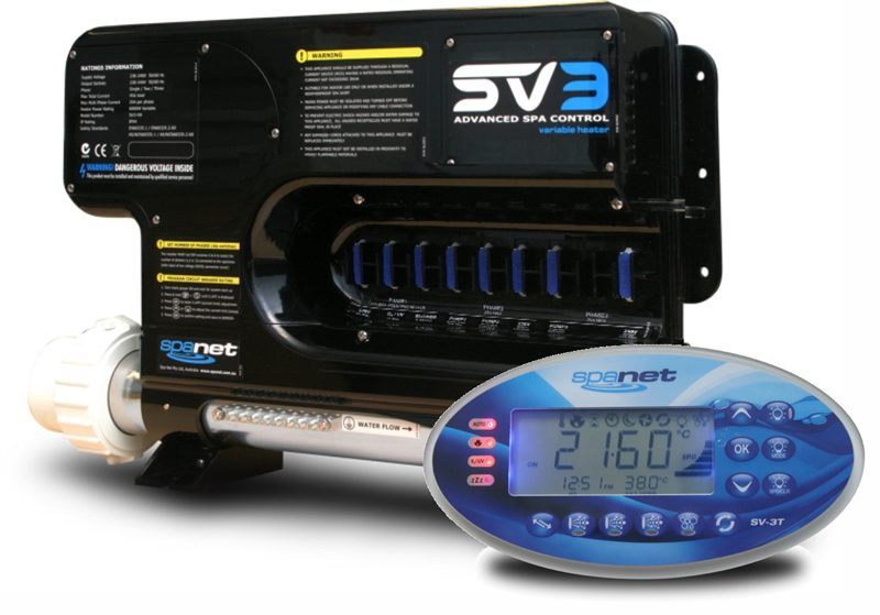 SV3-VH Spa Control &amp; SV3T Touch Pad -paketti