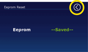 Eprom reset saved